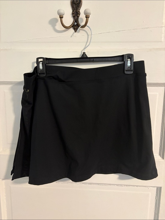 Nike Dresses & Skirts - Nike Black Athletic Mini Skirt with Side Overlay